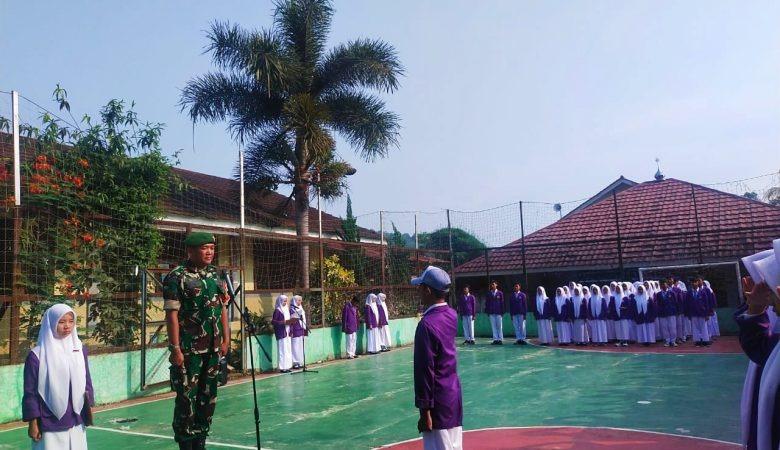 Upacara Rutin SMK Al Hafidz  Bersama TNI AD Koramil Kecamatan Leuwiliang