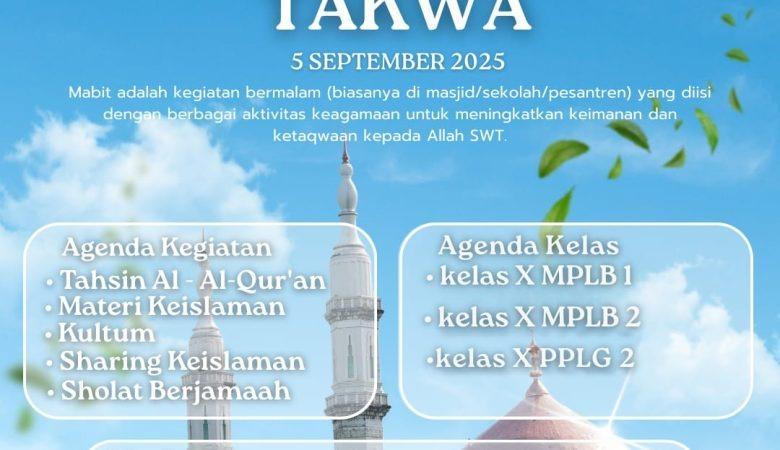 Mabit SMK Al Hafidz Tahun Ajaran 2025/2026: Menguatkan Iman, Ilmu, dan Adab